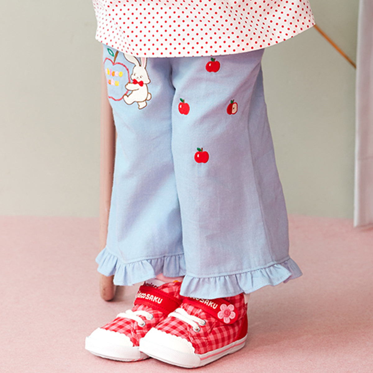 [CHIECO SAKU]plaid second baby shoes