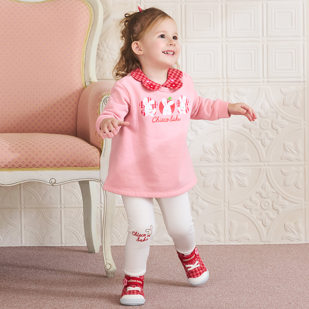 [CHIECO SAKU]方格第二婴儿鞋