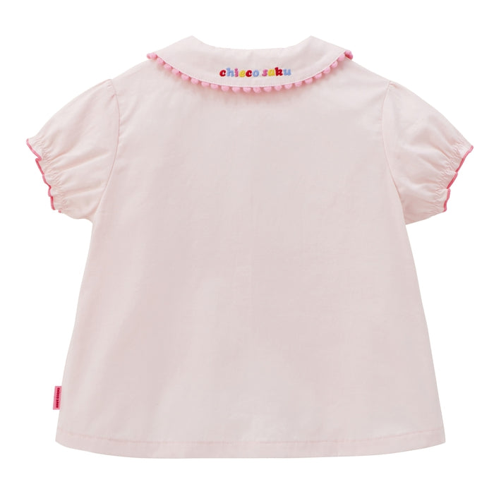 【チエコサク】半袖ブラウス