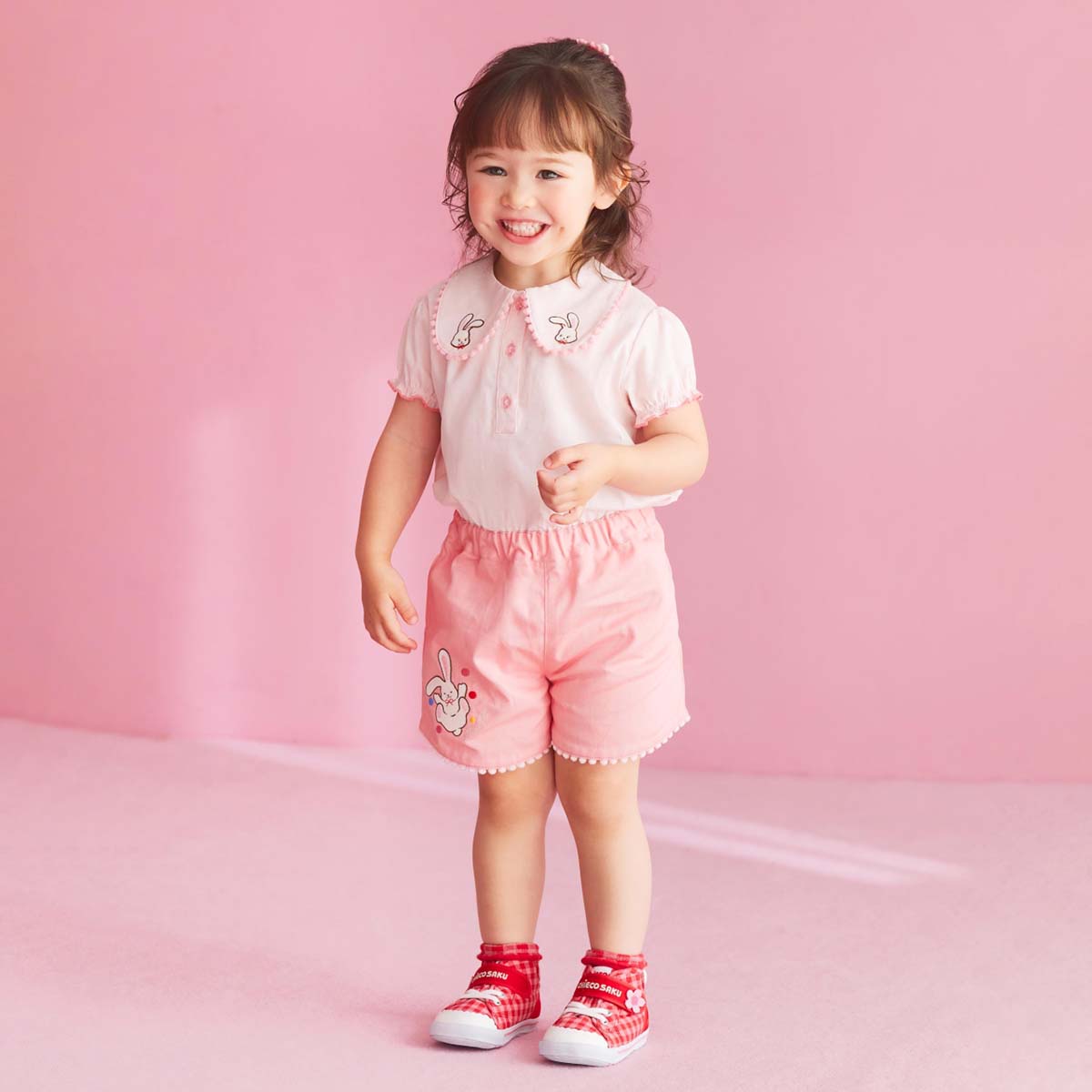 【チエコサク】半袖ブラウス