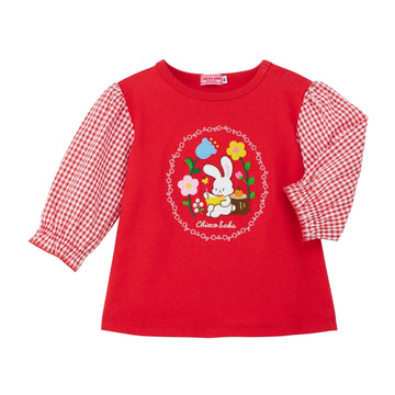 【CHIECO SAKU] Eight-quarter sleeve T-shirt