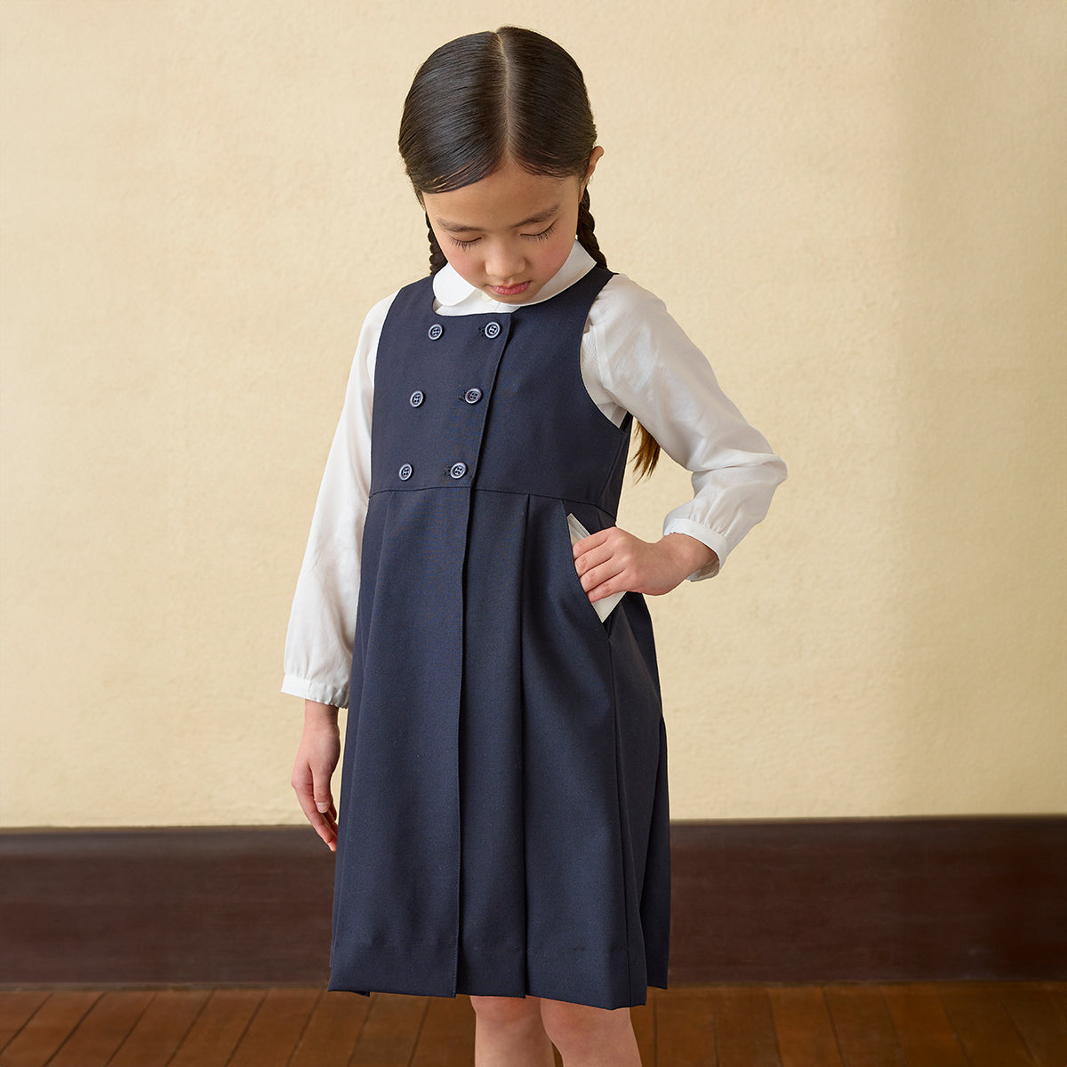 ウール素材のジャンパースカート – ミキハウスオフィシャルサイト