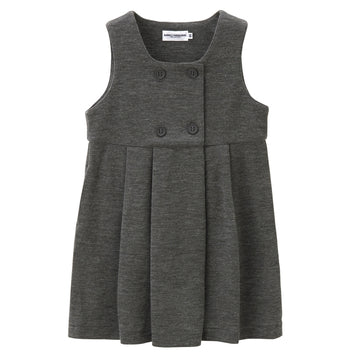 Jumper skirt made of ponte jersey material gray 商品画像