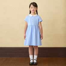 MIKI HOUSE 水色 襟付き半袖　フォーマル　ワンピース 110 MIKI HOUSE 水色 襟付き半袖 フォーマル ワンピース 110