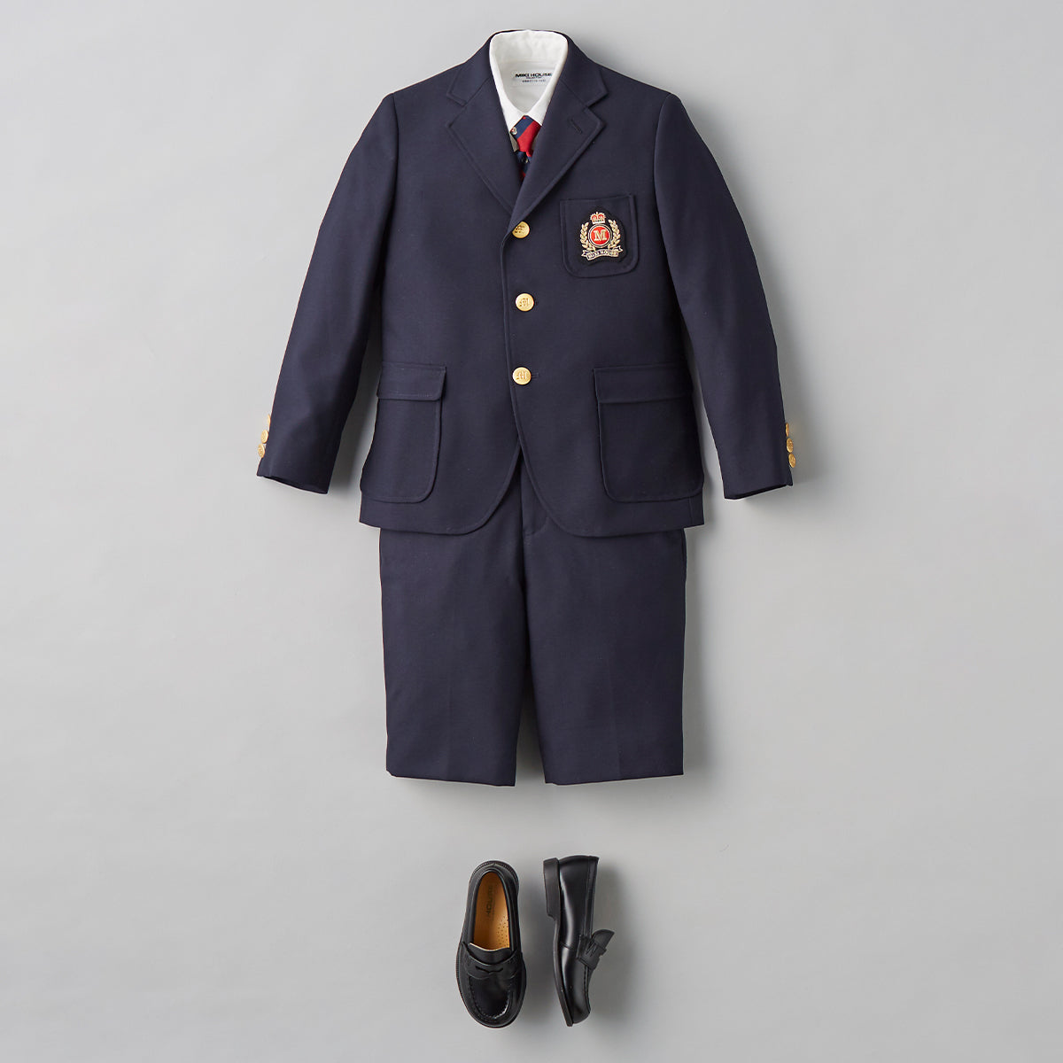 エンブレムつきスーツ – ミキハウスオフィシャルサイト