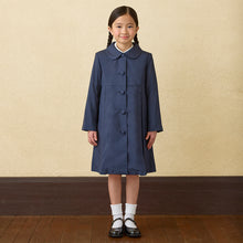 ミキハウス ネイビー ボタン付きコート 130cm ミキハウス ネイビー ボタン付きコート 130cm