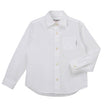 Long-sleeved broadcloth shirt