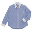 Long-sleeved broadcloth shirt