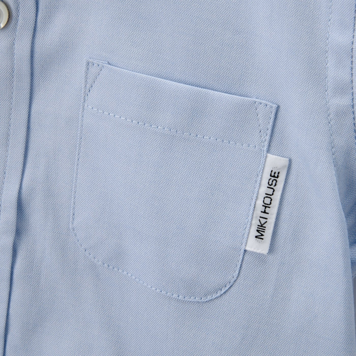 버튼 다운 반소매 셔츠
