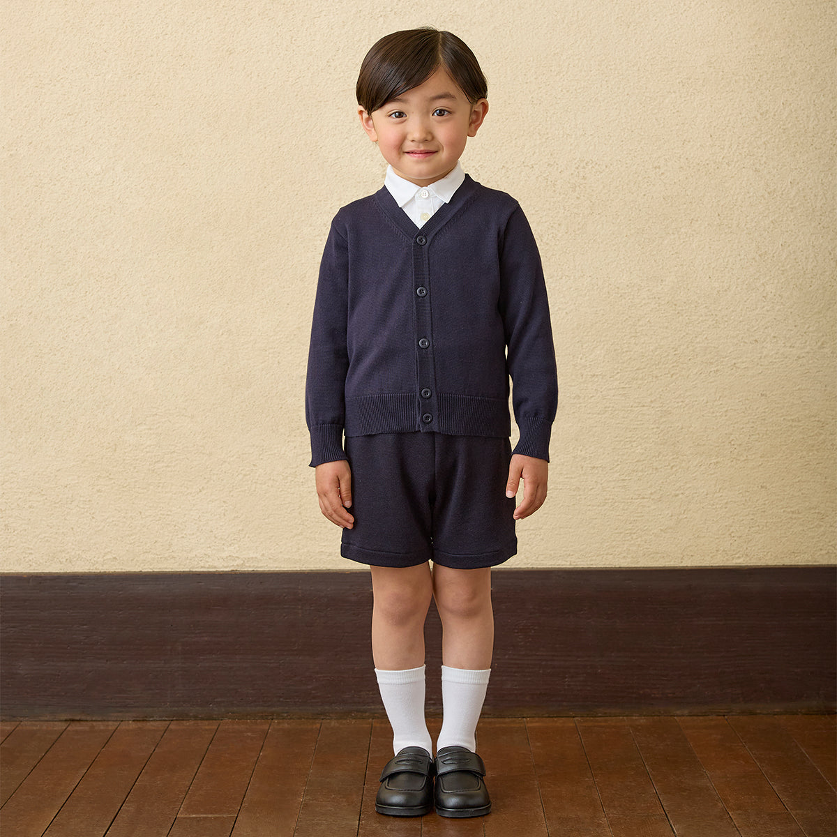 調節機能付きやわらかローファー風シューズ