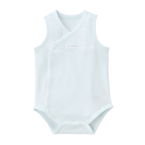 ピュアベールノースリーブ前あきフライスボディシャツ