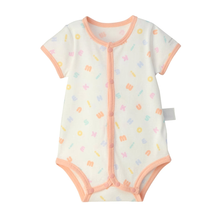 순수한 베일 짧은 슬리브 전면 오픈 밀링 바디 셔츠