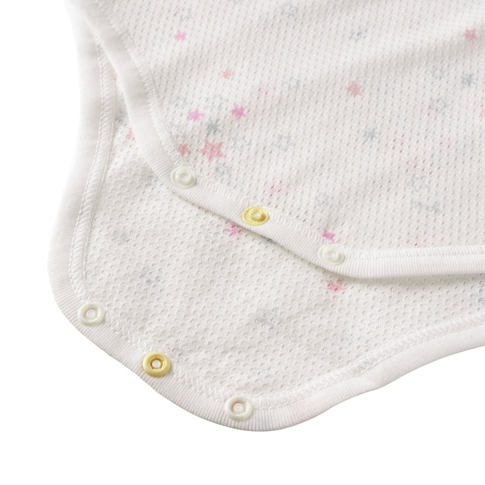 ピュアベール総柄ノースリーブメッシュ天竺ボディシャツ