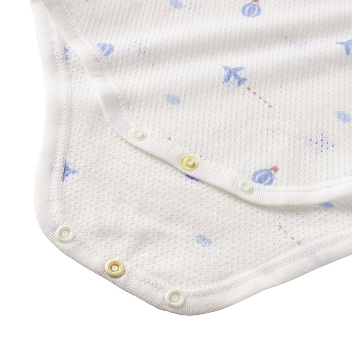 ピュアベール総柄ノースリーブメッシュ天竺ボディシャツ