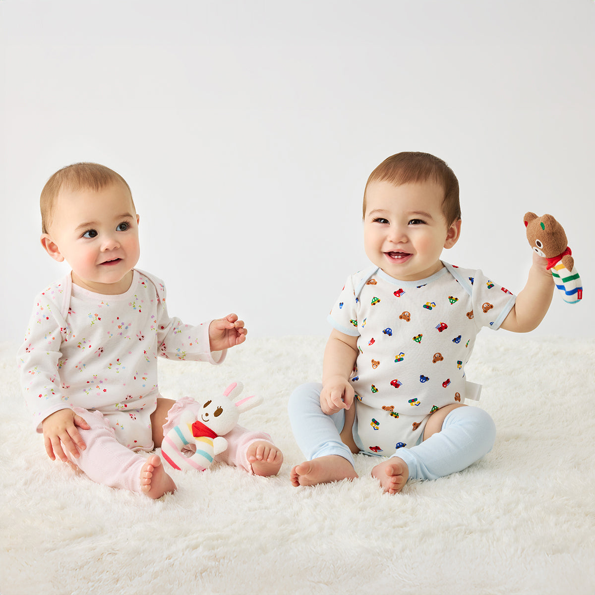 ピュアベール長袖フライスボディシャツ