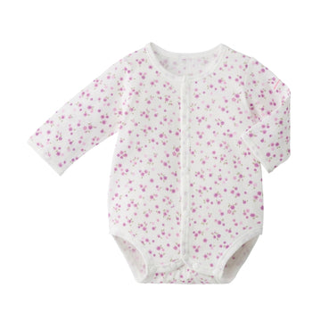 [Thanksgiving] Pure Veil Long Sleeve Open Front Knit Gauze Body Shirt [Cancellation/Return Not Possible] lavender 商品画像