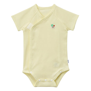 [Thanksgiving] Pure Veil Short Sleeve Open Front Milled Body Shirt [Cancellation/Return Not Possible] yellow 商品画像