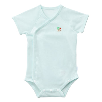 [Thanksgiving] Pure Veil Short Sleeve Open Front Milled Body Shirt [Cancellation/Return Not Possible] ice green 商品画像