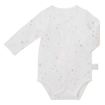 [Thanksgiving] Pure Veil Long Sleeve Open Front Allover Pattern Knit Gauze Body Shirt [Cancellation/Returns Not Possible] white 商品画像