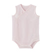 Pure veil sleeveless open front mesh jersey body shirt