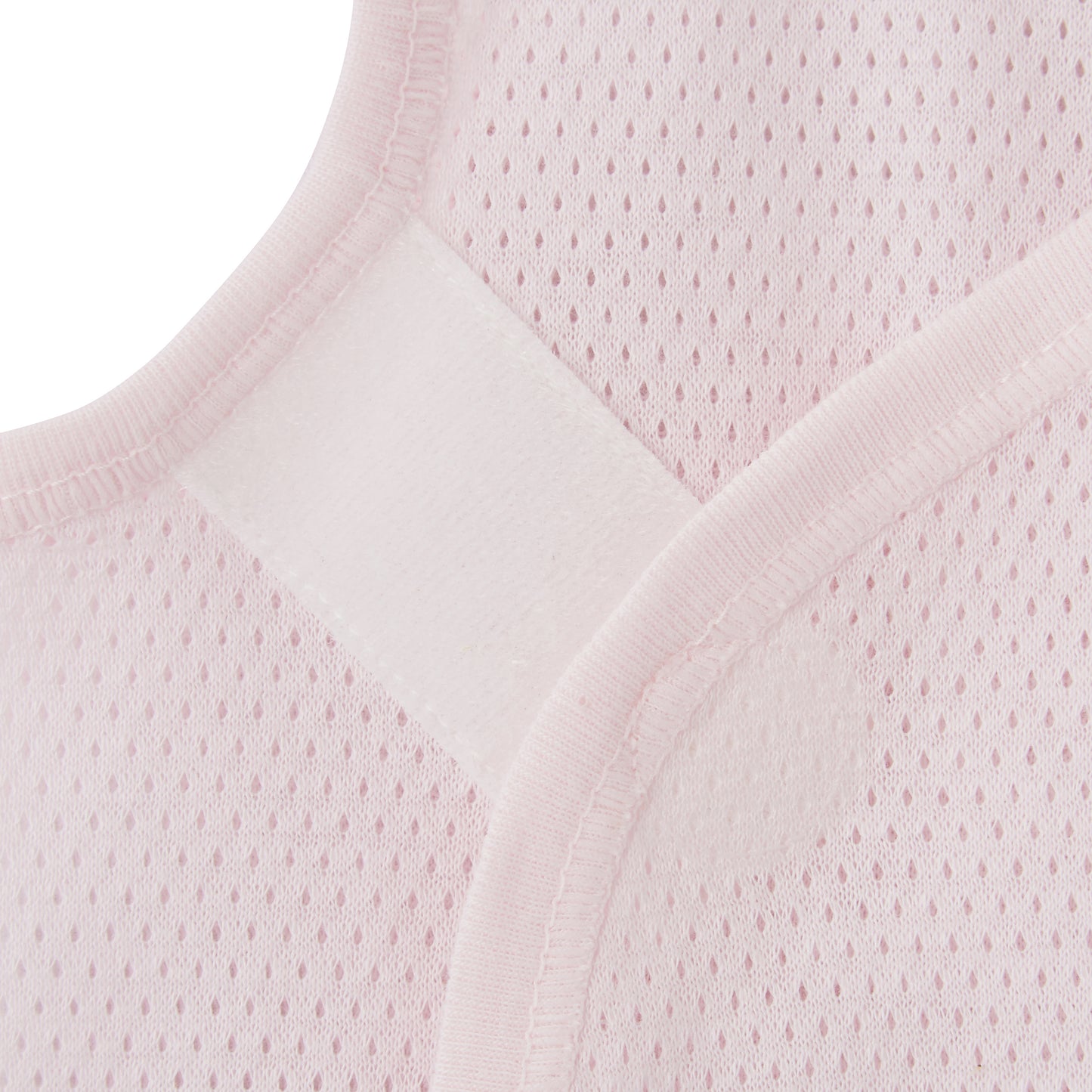 Pure veil sleeveless open front mesh jersey body shirt