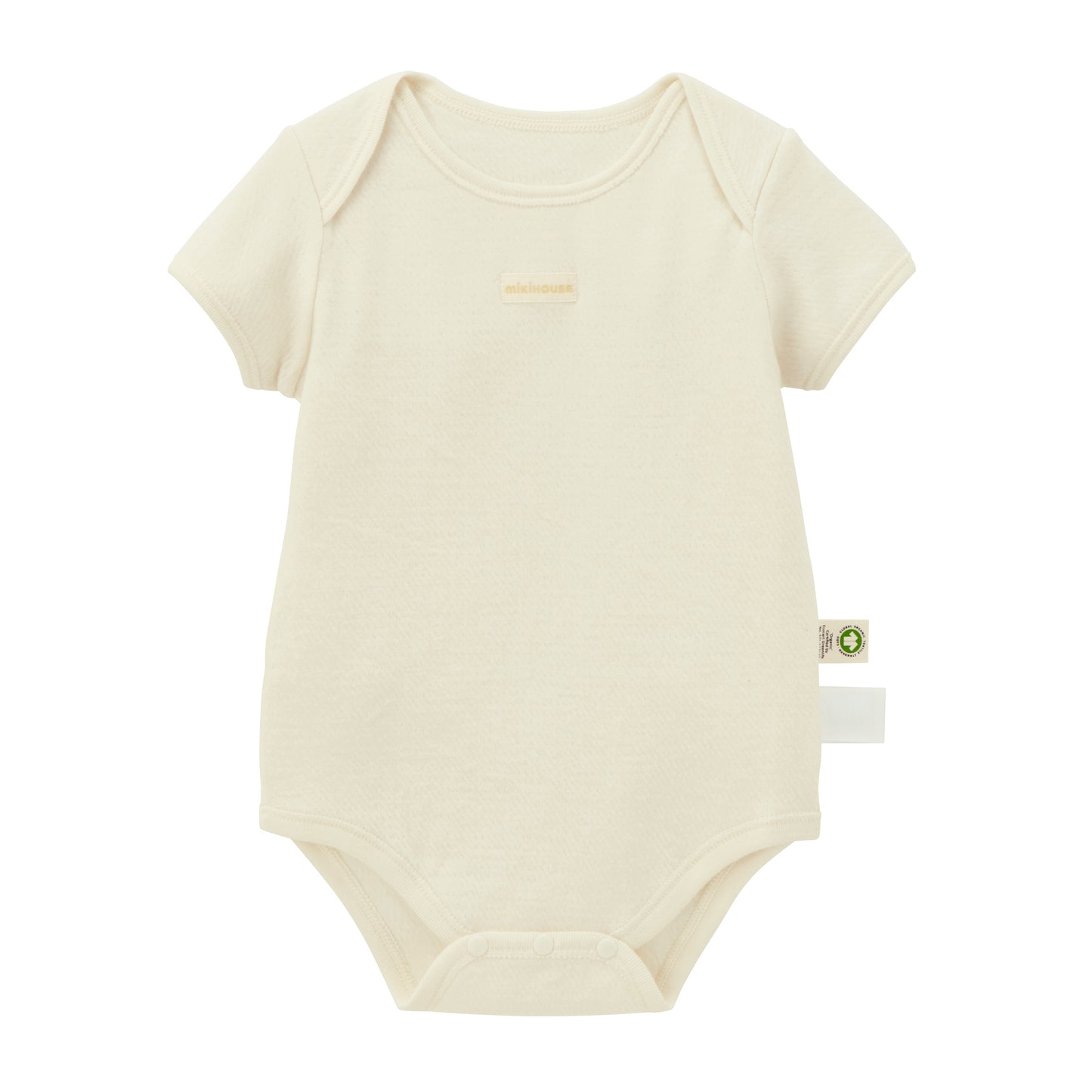 Organic cotton short sleeve body shirt (GOTS)