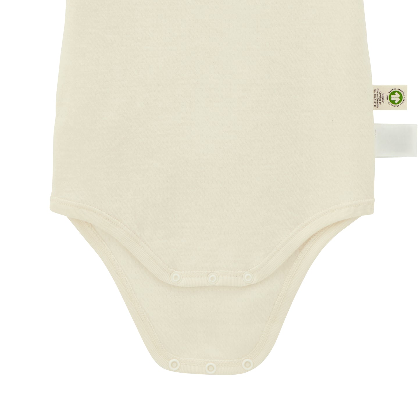 Organic cotton short sleeve body shirt (GOTS)
