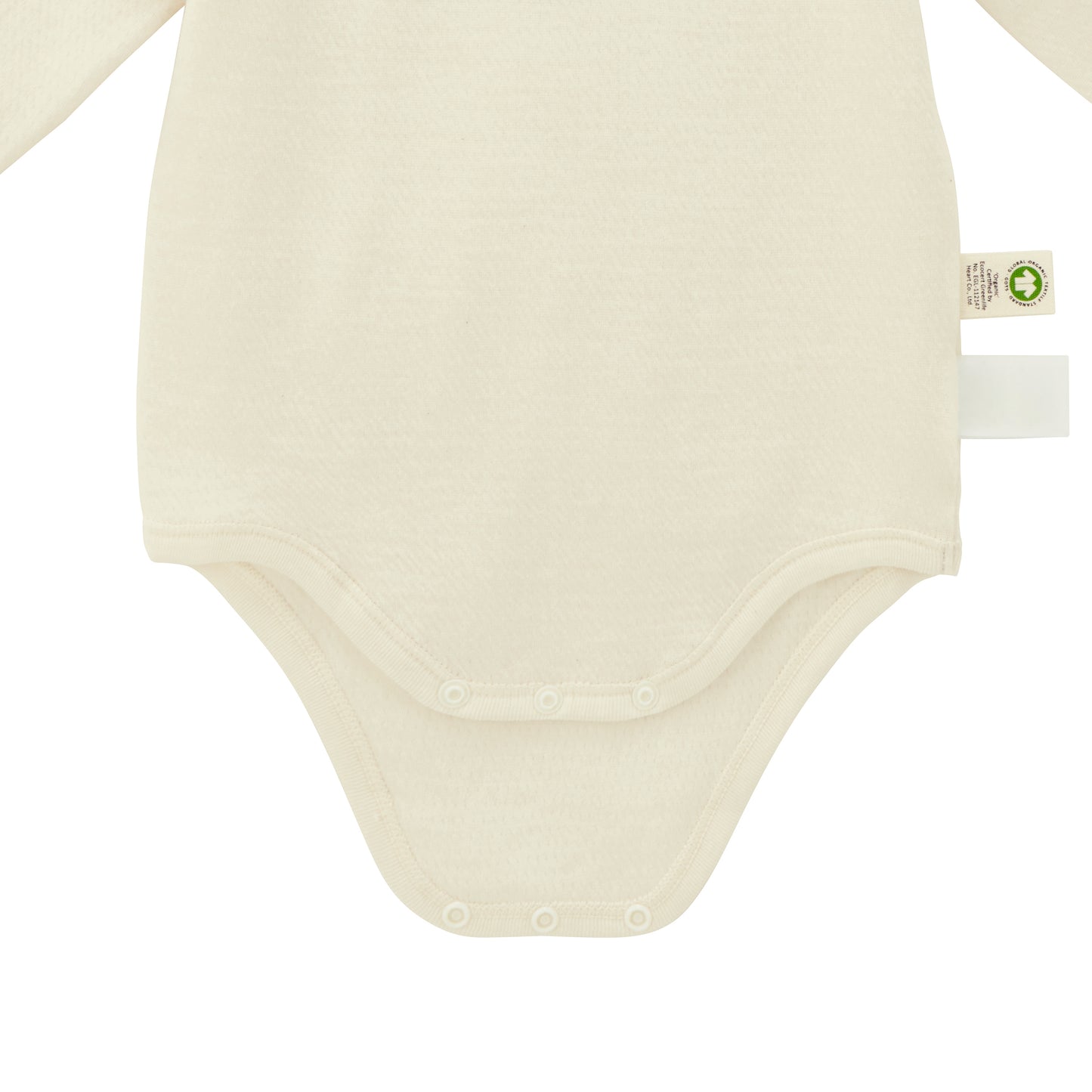 Organic cotton long sleeve body shirt (GOTS)