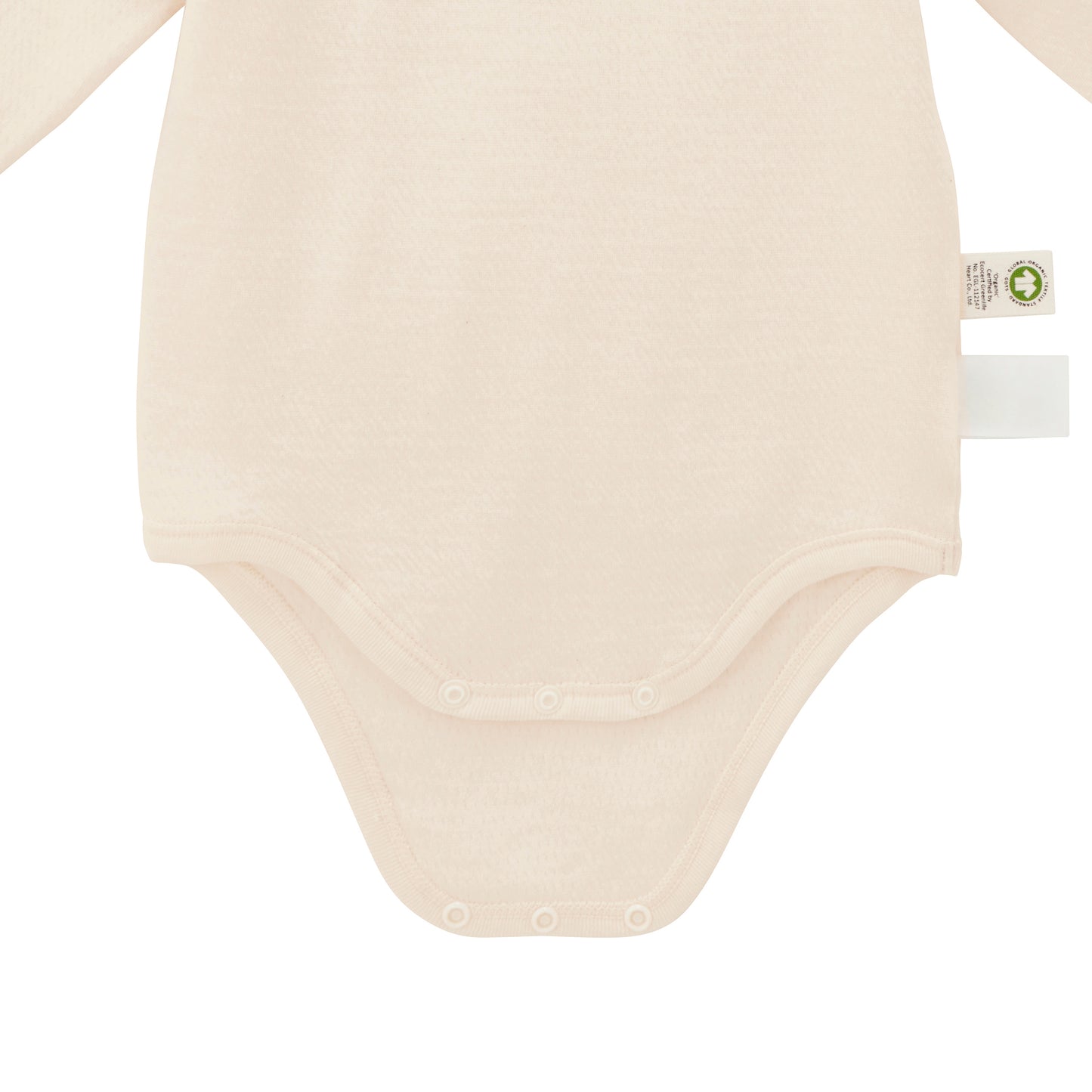 Organic cotton long sleeve body shirt (GOTS)