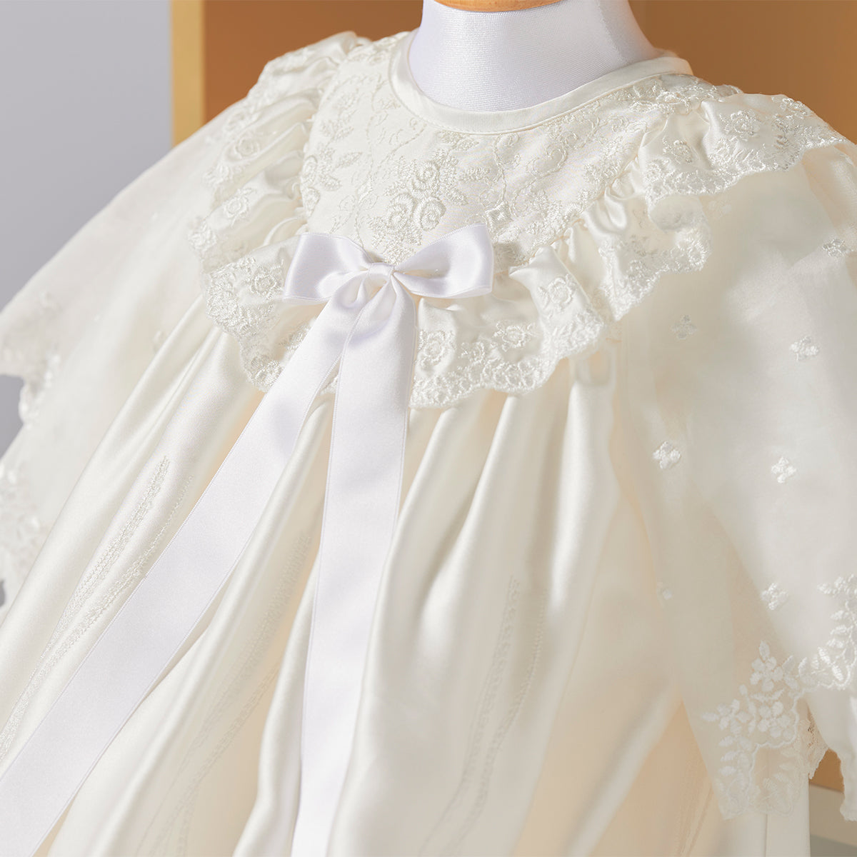 ゴールドレーベル】シルクレースセレモニードレスセット – ミキハウス