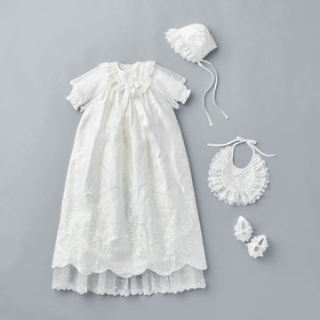 [Gold Label] Silk lace ceremony dress set