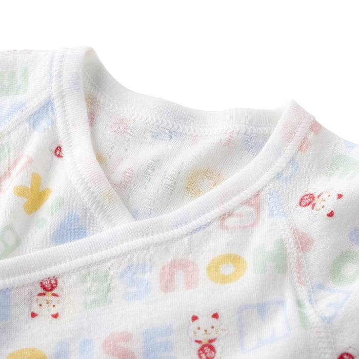 ピュアベールニットガーゼコンビ肌着