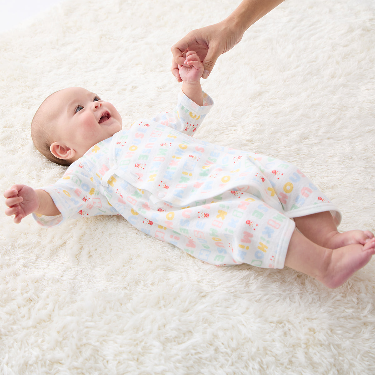 ピュアベールニットガーゼコンビ肌着