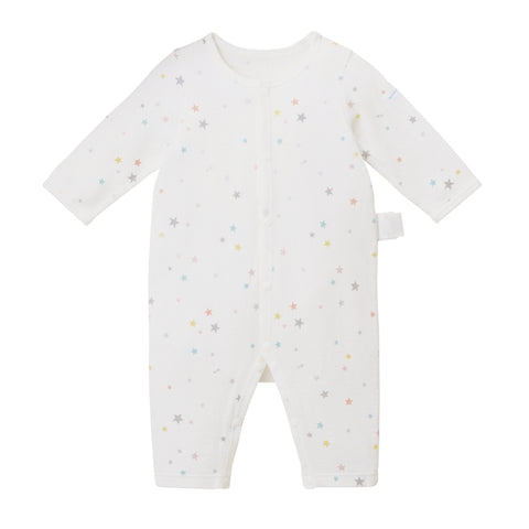 ピュアベールニットガーゼカバーオール肌着