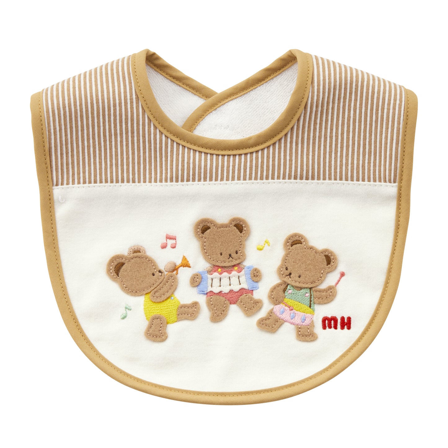 MIKI HOUSE熊纹领带