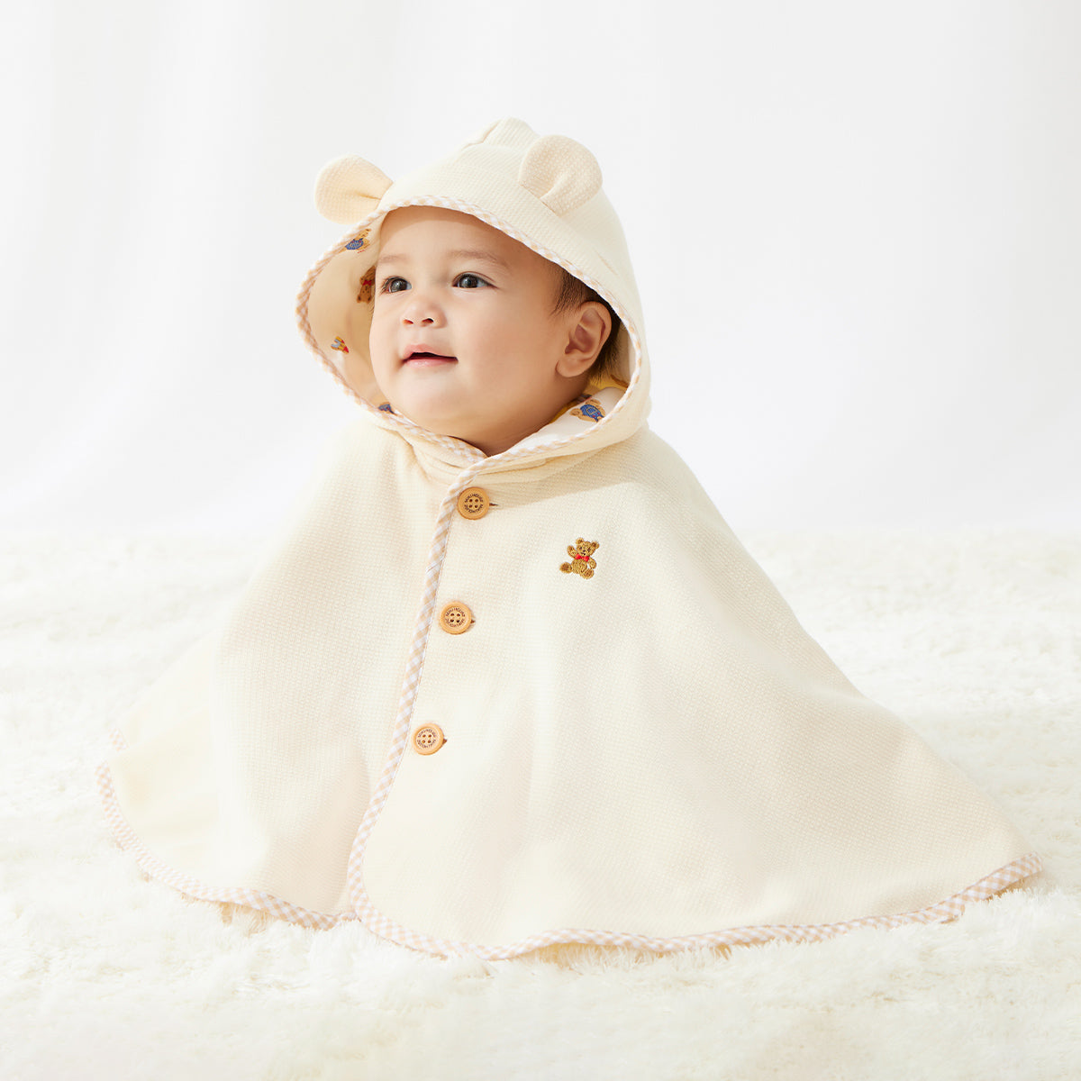 ミキハウス  ポンチョ レトロ 80 85 90 ポンチョ \u2013 ミキハウスオフィシャルサイト