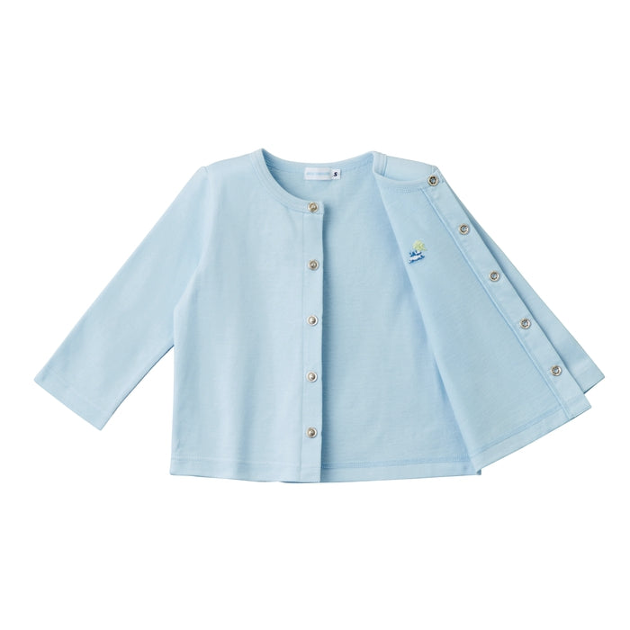 [仅网络]紫外线保护婴儿帽子和开衫套装