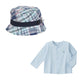 [WEB limited] UV protection baby hat/cardigan set