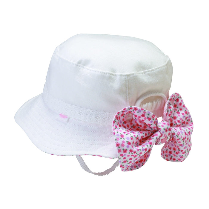 [WEB only] UV protection baby hat and cardigan set