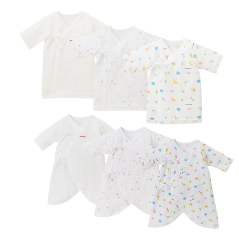 순수한 베일 니트 거즈 속옷 세트 (남성과 여성 모두의 6 점)