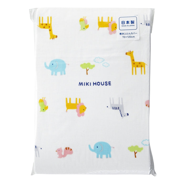 Gauze mattress cover (animal pattern)