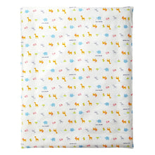 ガーゼ掛けふとんカバー（どうぶつ柄） – ミキハウスオフィシャルサイト