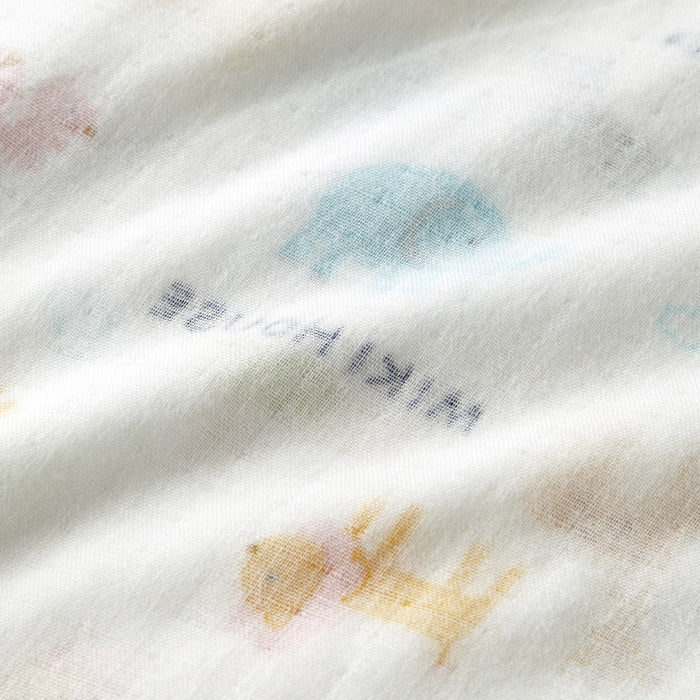 Gauze duvet cover (animal pattern)