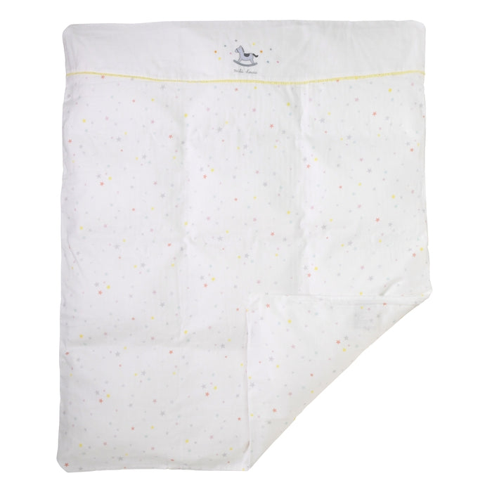Gauze duvet cover (star pattern)