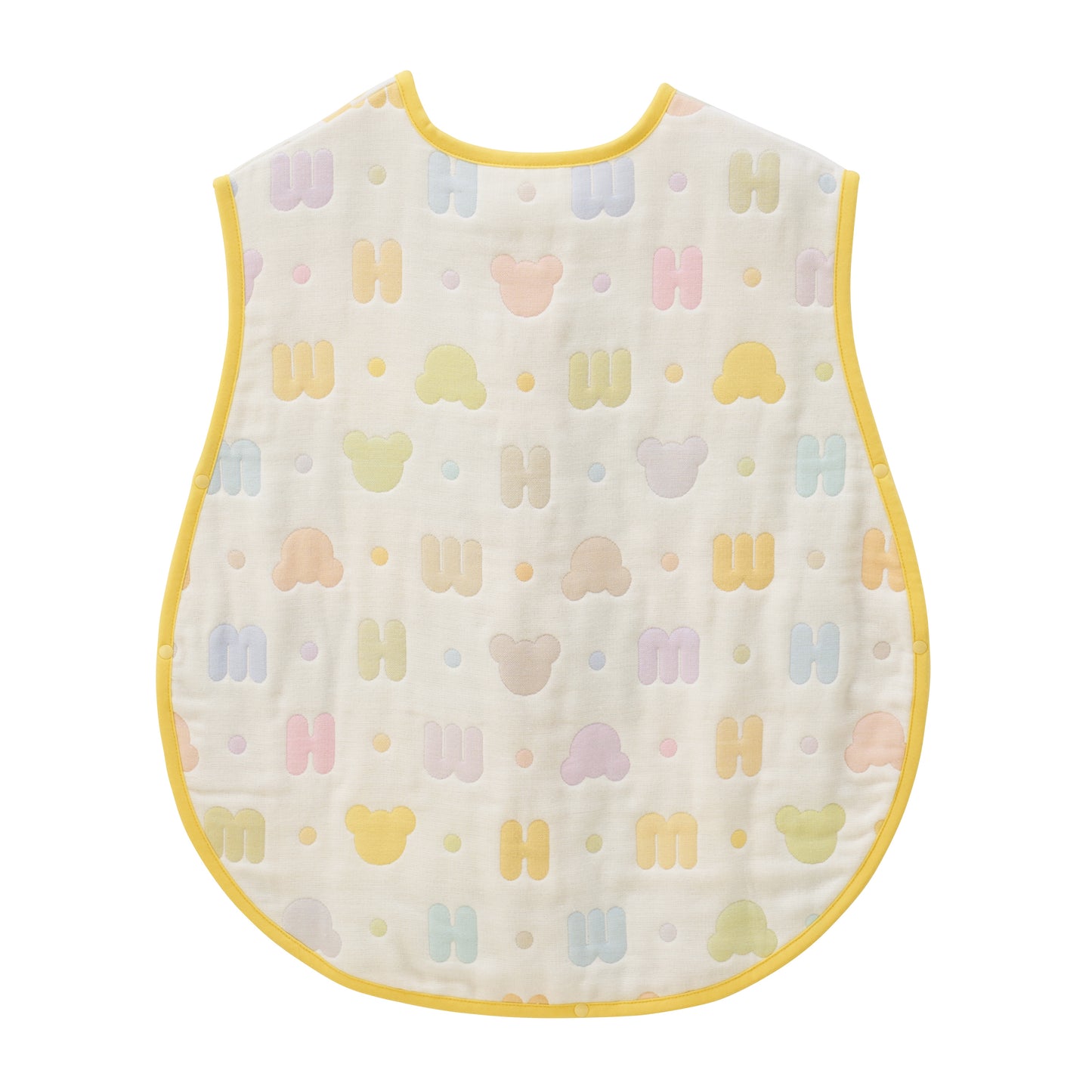 Pastel logo pattern gauze sleeper