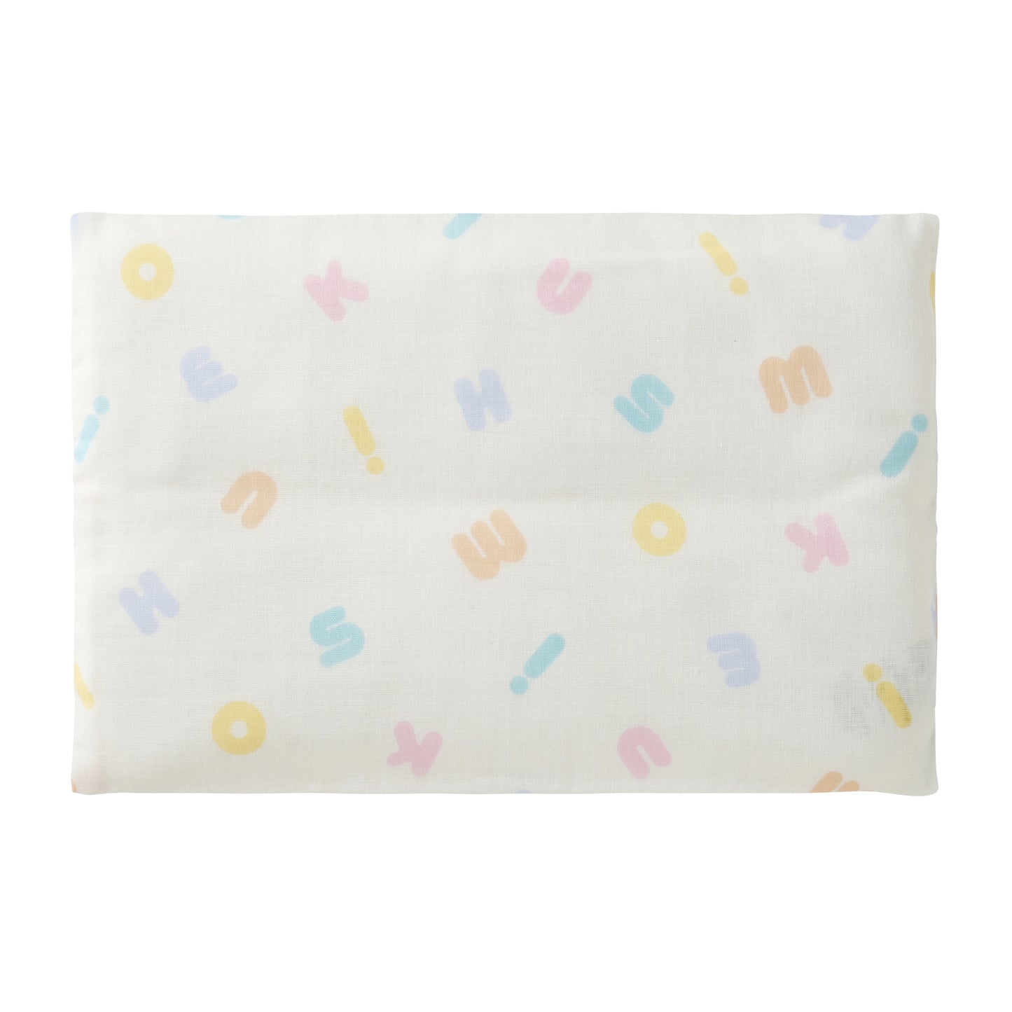 ミニピローカバー（ミニまくらカバーパステルロゴ柄）