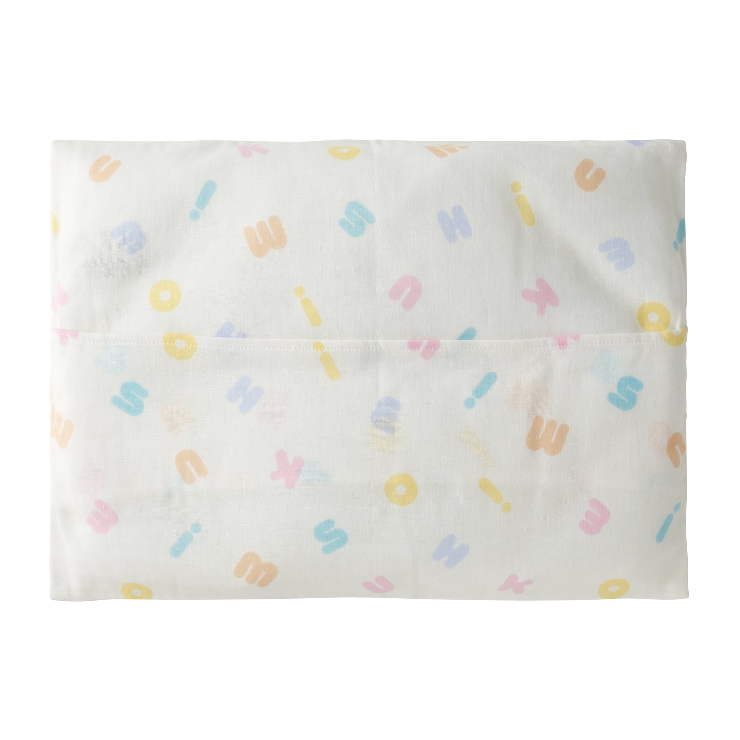 ピローカバー（まくらカバーパステルロゴ柄）