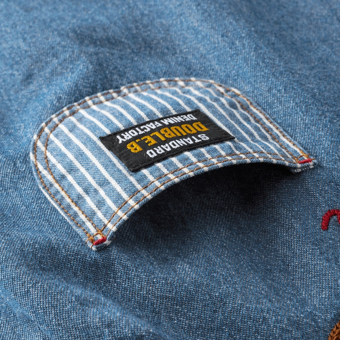 [Thanksgiving] Mr.B Denim Romper [No cancellations or returns]