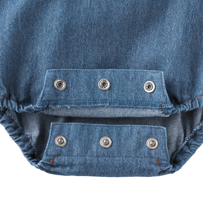 [Thanksgiving] Mr.B Denim Romper [No cancellations or returns]