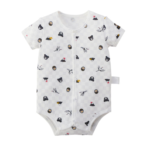 ピュアベール半袖ニットガーゼボディシャツ